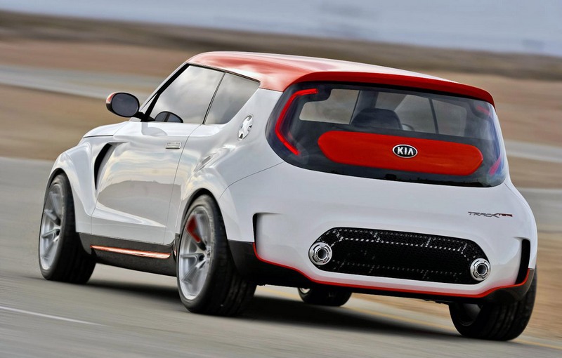 Концепт Track'ster на базе KIA Soul вид сзади, фото Концепт Track'ster на базе KIA Soul вид сзади, фото